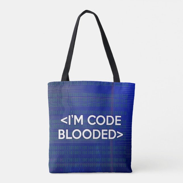 TOTE BAG JE SUIS CODE BLOQUÉ (Dos)