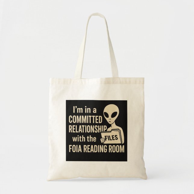 Tote Bag Je suis dans une relation engagée avec la FOIA Rea (Devant)