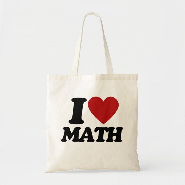 Tote Bag Je suis en maths cardiaque (Devant)