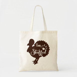 Tote Bag Je suis farci Drôle Thanksgiving