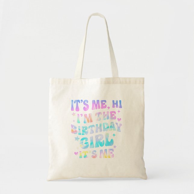 Tote Bag Je Suis Fille Anniversaire C'Est Moi Super (Devant)