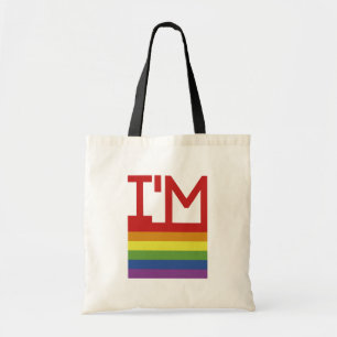 Tote Bag Je suis Gay   drapeau arc-en-ciel