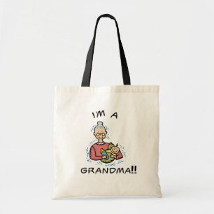 Tote Bag Je suis grand-mère et bébé