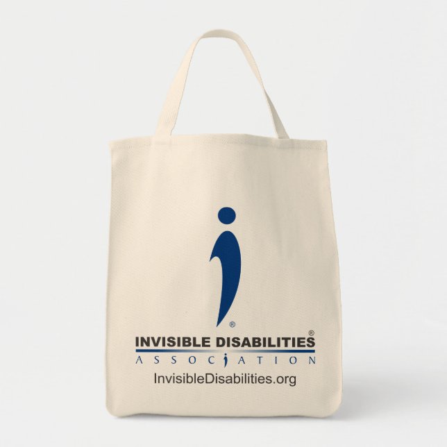 Tote Bag Je suis invisible pas plus - épicerie Fourre-tout (Devant)