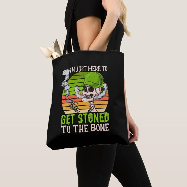 Tote Bag Je suis juste là pour me faire lapider (De près)