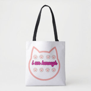 Tote Bag Je suis kassez t-shert cat
