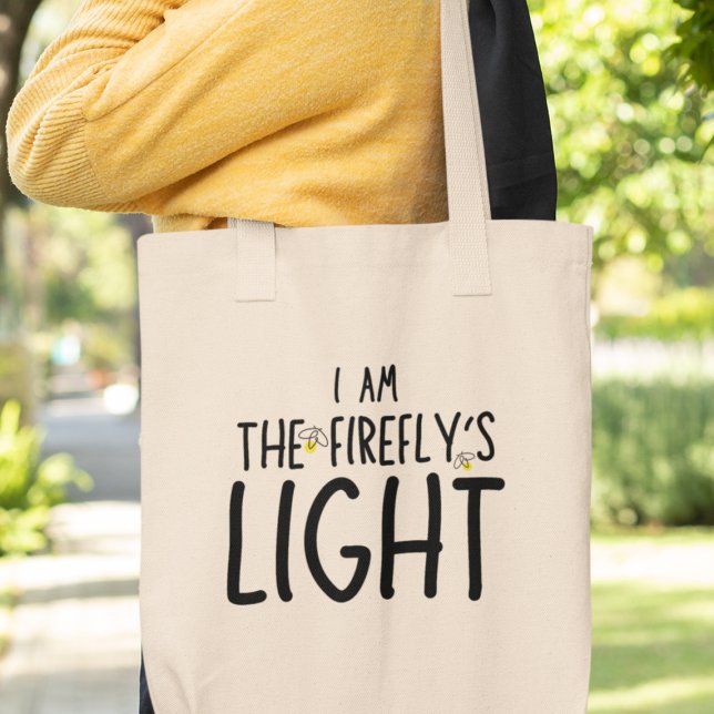 Tote Bag Je suis la luciole de la lumière Quirky Drôle cade (Shop now and let your inner firefly shine!)