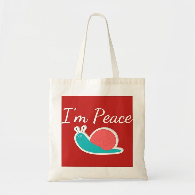 Tote Bag Je suis la paix (Devant)