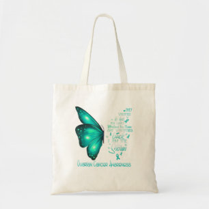 Tote Bag Je suis la tempête Conscience du cancer de l'ovair