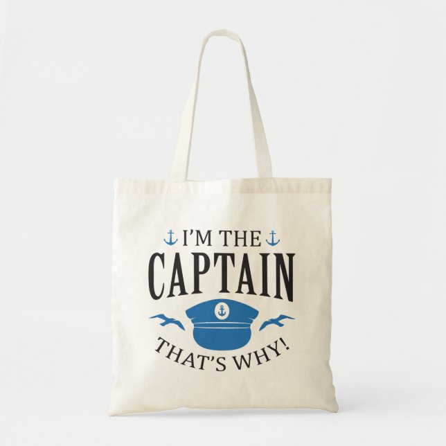 Tote Bag Je suis le capitaine (Devant)