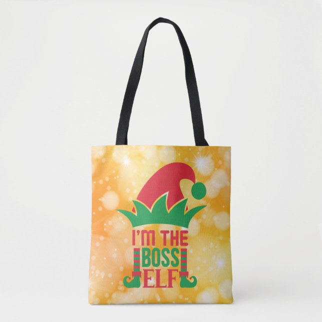 Tote Bag Je suis le patron Elf-16808 (Devant)