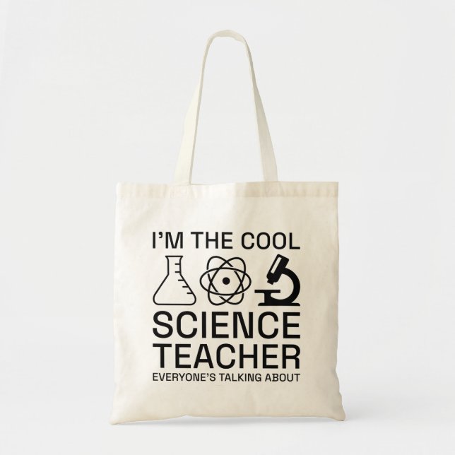 Tote Bag Je suis le professeur de sciences Cool (Devant)