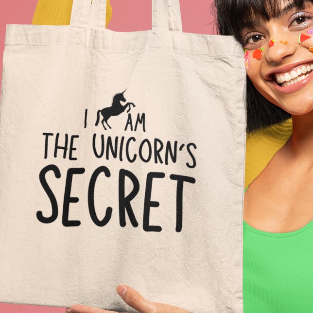Tote Bag Je suis le Secret Quirky Inspirational de la licor ( Make your style as unique as a unicorn – grab your tote today and let your individuality shine!)