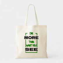 Je suis plus que ce que vous voyez Typographie en