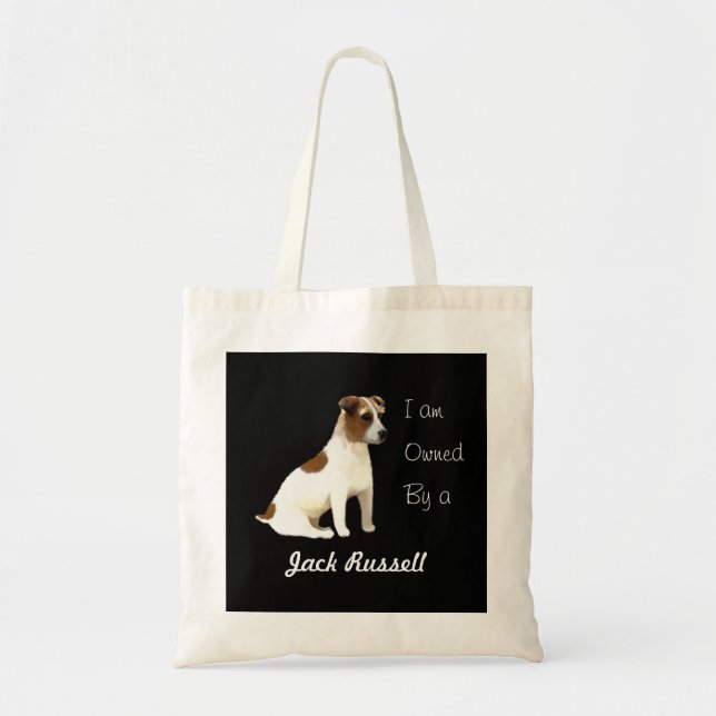 Tote Bag Je suis possédé par un Jack Russell (Devant)