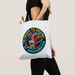 Tote Bag Je suis prêt à écraser la maternelle
