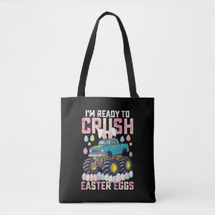 Tote Bag Je suis prêt à écraser les oeufs de Pâques Monster