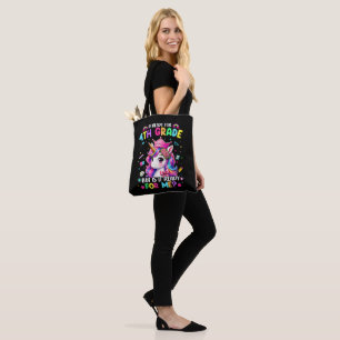 Tote Bag Je suis prêt pour la licorne de 4e année Premier j