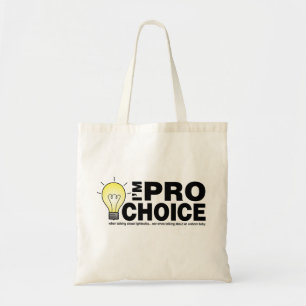 Tote Bag Je suis pro-choix quand je parle d'ampoules
