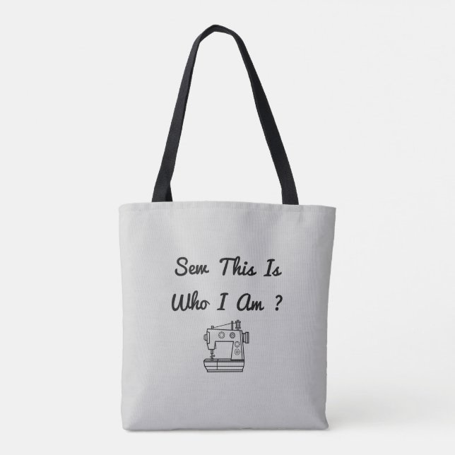 Tote Bag Je Suis Qui ? (Dos)