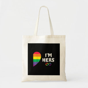 Tote Bag Je suis sa part de la mienne correspondant pour fi