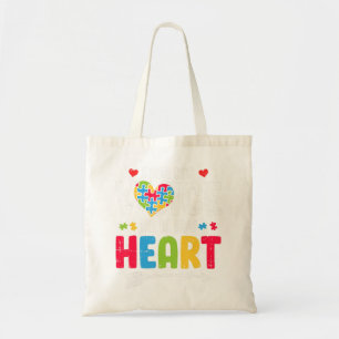 Tote Bag Je Suis Sa Voix Il Est Mon Coeur Sensibilisation s