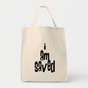 Tote Bag Je suis sauvé chrétien