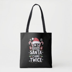 Tote Bag Je suis si gentil, le Père Noël est venu deux fois