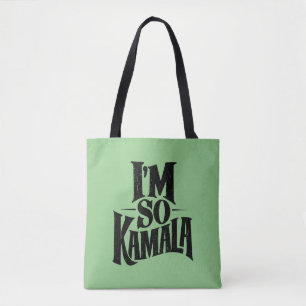 Tote Bag Je suis si Kamala Brat Green Meme