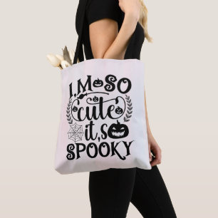Tote Bag Je suis si mignon c'est effrayant Halloween