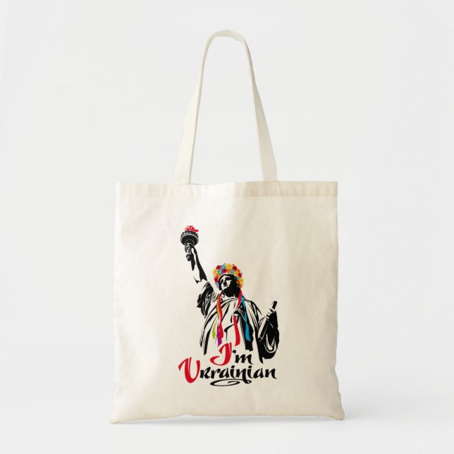 Tote Bag Je suis ukrainien (Devant)