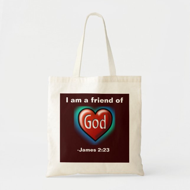 Tote Bag Je suis un ami de Dieu (Devant)