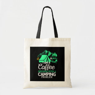 Tote Bag Je suis un buveur de café avec un problème de conc