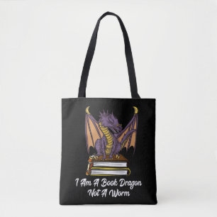 Tote Bag Je Suis Un Dragon De Livre Pas Un Imaginaire De Le