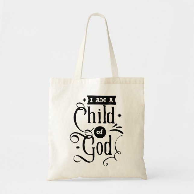 Tote Bag Je suis un enfant de Dieu (Devant)