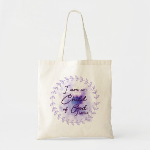 Tote Bag Je Suis Un Enfant De Dieu - 1 Jean 31