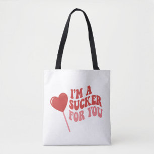 Tote Bag Je suis un fou de toi Drôle de Saint-Valentin ré