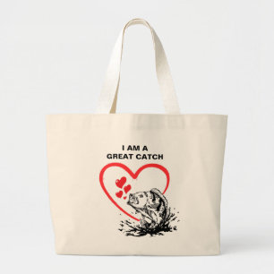 Tote Bag JE SUIS UN GRAND HÔTEL Aimer Pêche