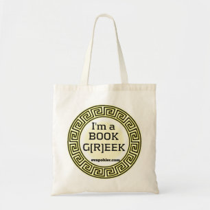 Tote Bag Je suis un GREC Fourre-tout de LIVRE
