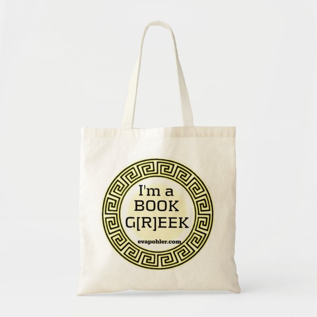 Tote Bag Je suis un GREC Fourre-tout de LIVRE (Devant)