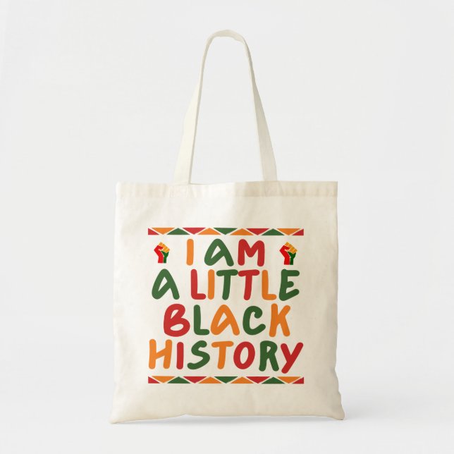 Tote Bag Je Suis Un Peu Noire (Devant)