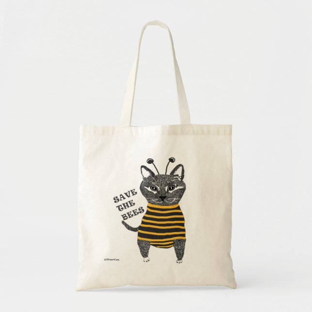 Tote Bag Je suis une abeille (Devant)