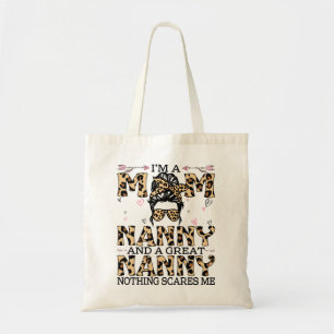 Tote Bag Je suis une maman nounou grand rien ne me fait peu