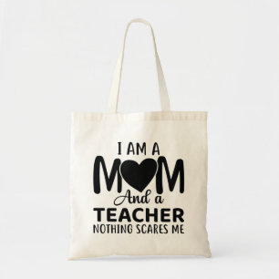 Tote Bag Je Suis Une Mère Et Un Enseignant