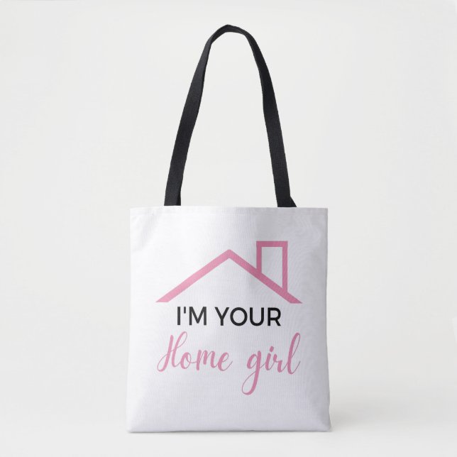 Tote Bag Je suis votre Fille à la Maison 2 (Devant)