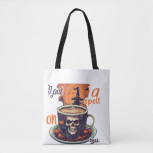 Tote Bag Je t'ai mis un sort pour Halloween Fourre-tout