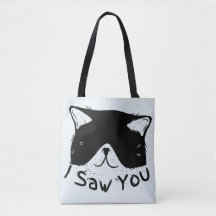 Je T'ai Vu Chat Drôle | Chat Noir | Mème de Chat M