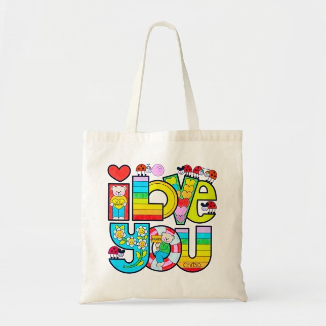 Tote Bag Je T'Aime (Devant)