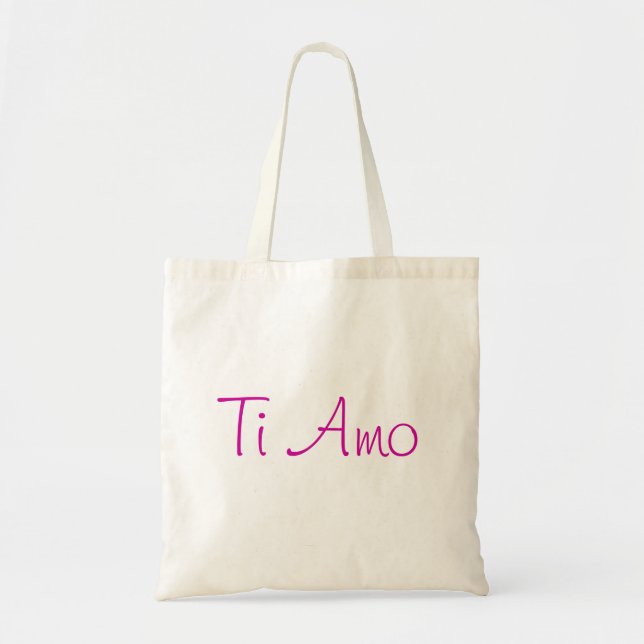 Tote Bag Je t'aime/Je t'aime (Devant)