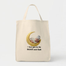Je t'aime jusqu'à la lune et retour T-shirt – Baby